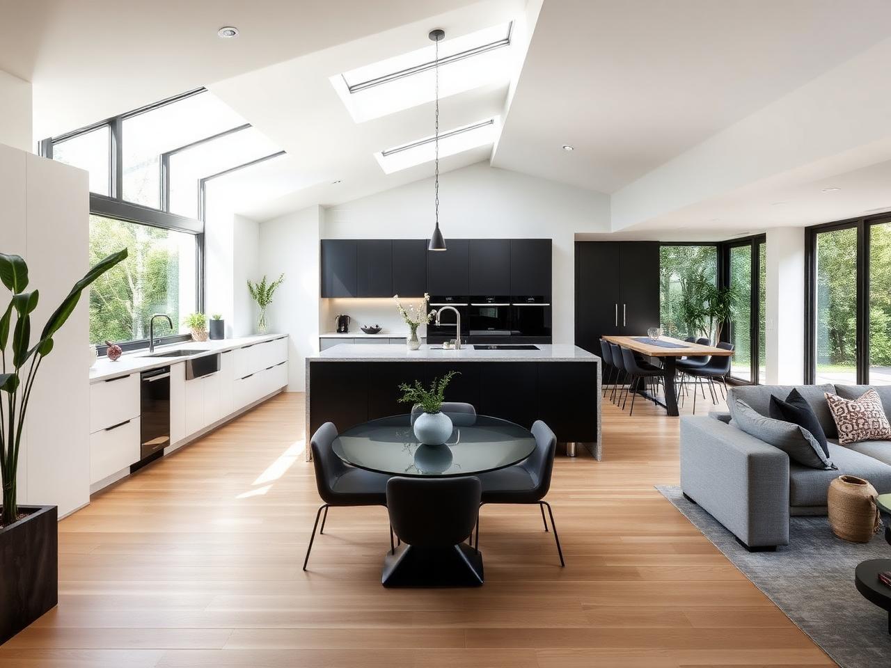 Renovatie van woonkamer en keuken